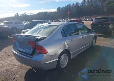 2007 Honda Civic Hybrid from USA, damaged, VIN JHMFA36277S005503